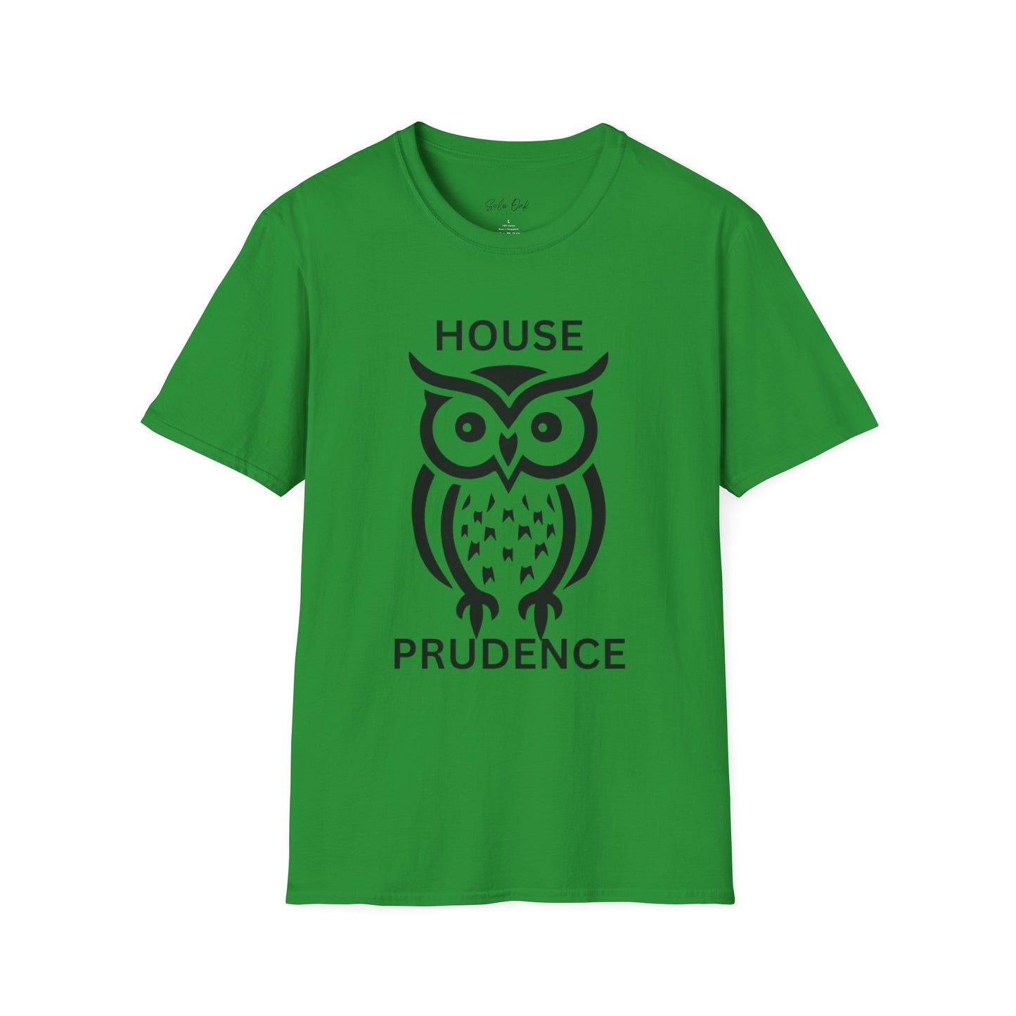 House Prudence Owl T-Shirt | Comfortable Unisex Tee for Owl Lovers | Perfect Gift for Birthdays & House Parties, Eco-Friendly Fashion
