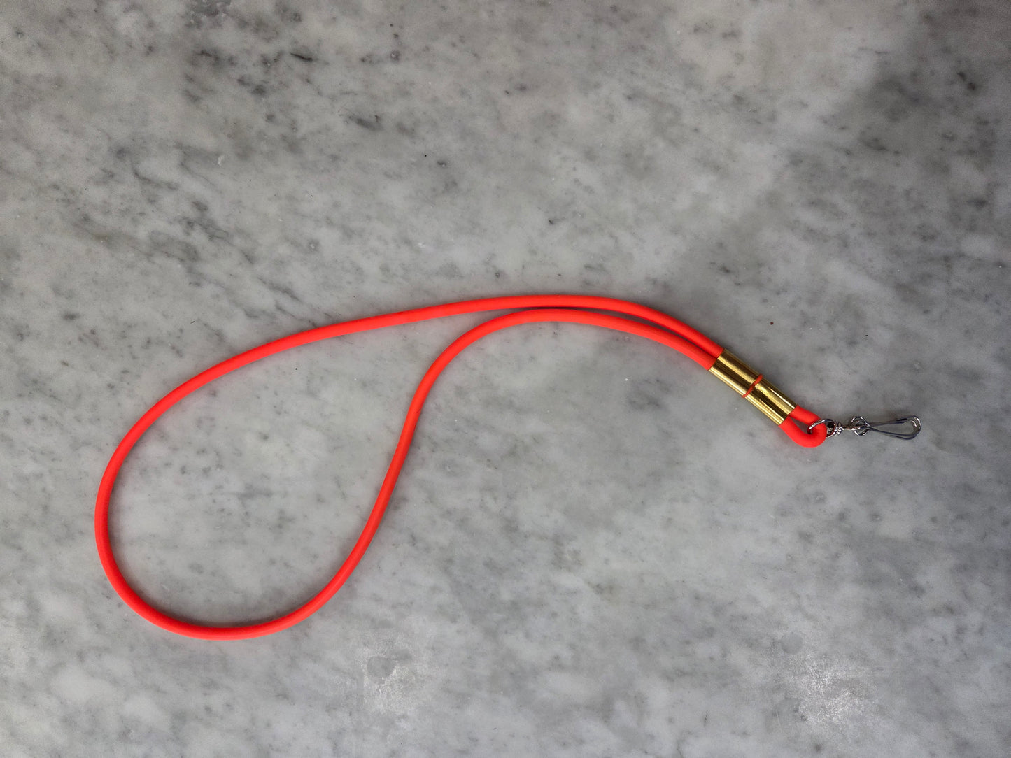 Whistle Lanyard Made from Biothane Roll