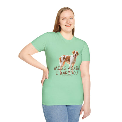 American Brittany 'Miss Again I Dare You' T-Shirt — 100% Cotton