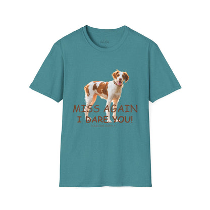 American Brittany 'Miss Again I Dare You' T-Shirt — 100% Cotton