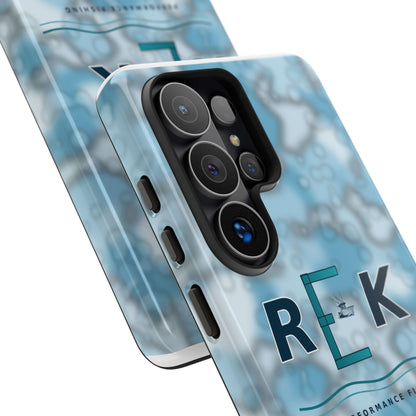 REK Blue Marble Camo Phone Case – Tough Protective iPhone & Samsung Cover