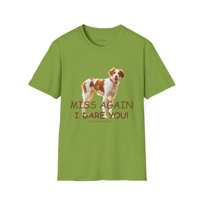 American Brittany 'Miss Again I Dare You' T-Shirt — 100% Cotton