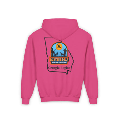 GA NSTRA Youth Hooded Sweatshirt — Heavy Blend