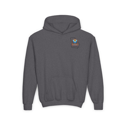 GA NSTRA Youth Hooded Sweatshirt — Heavy Blend