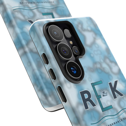 REK Blue Marble Camo Phone Case – Tough Protective iPhone & Samsung Cover