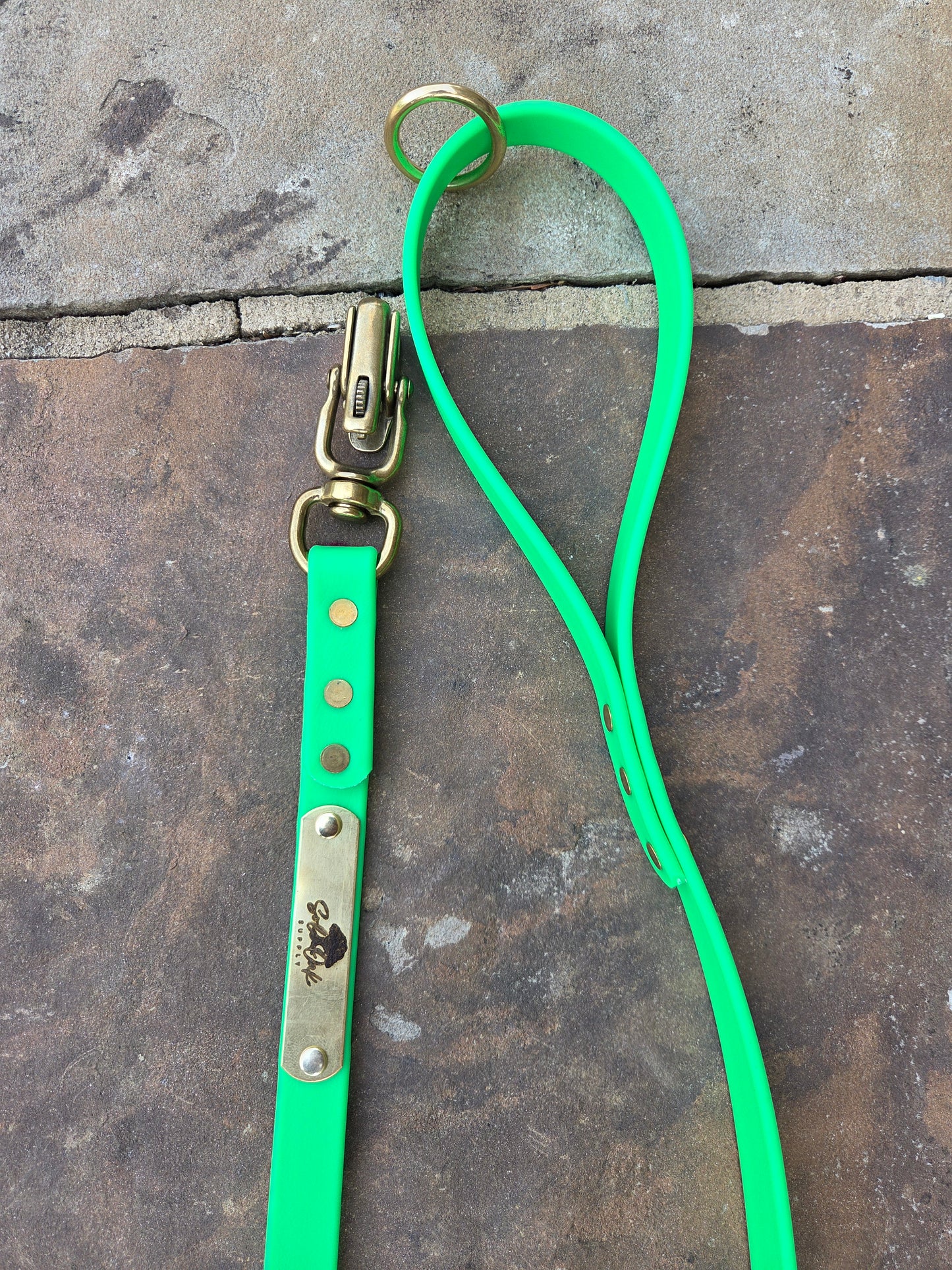 Medium Handlers Leash — Biothane with Brass Quick-Release Snap