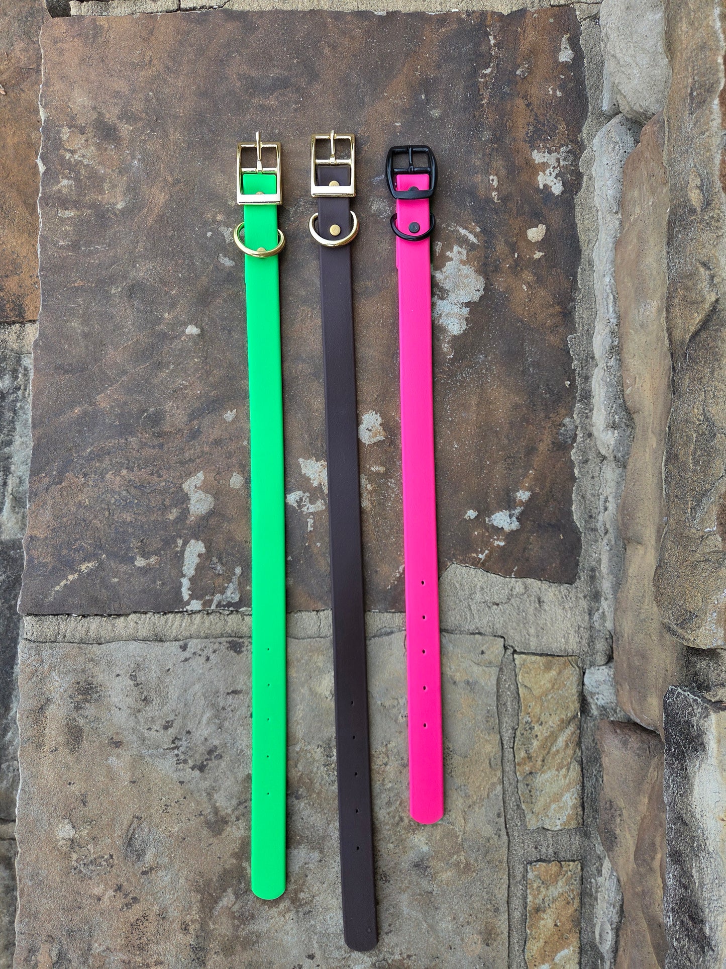 1" Biothane Dog Collar with D-Ring — Super Heavy Beta