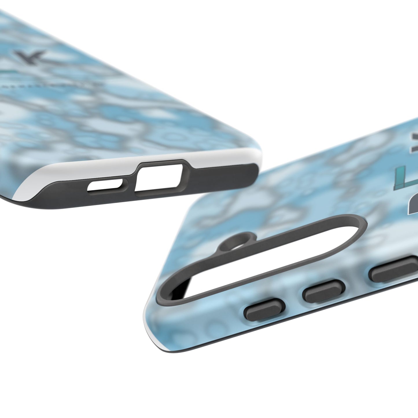 REK Blue Marble Camo Phone Case – Tough Protective iPhone & Samsung Cover
