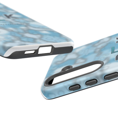 REK Blue Marble Camo Phone Case – Tough Protective iPhone & Samsung Cover