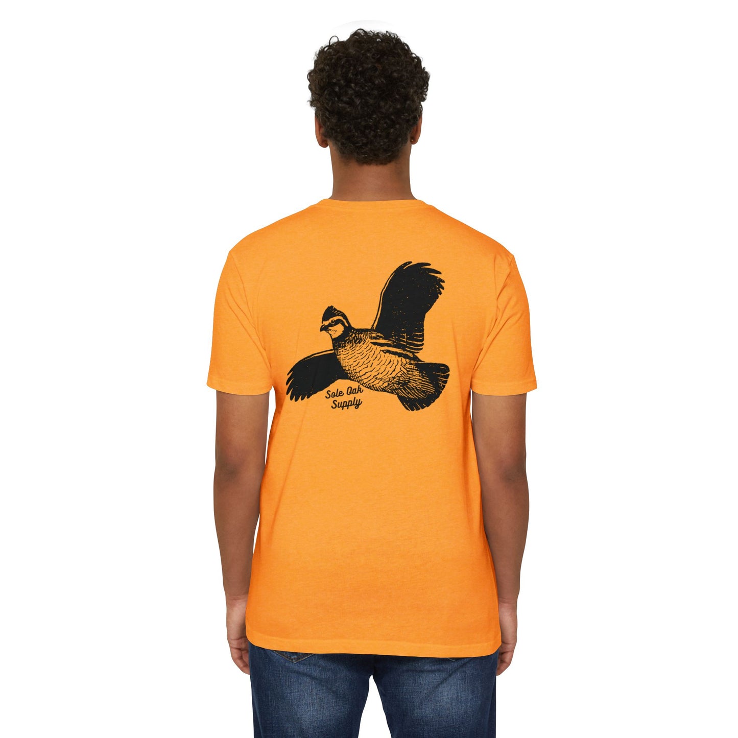 Quail Flying Cotton Poly Blend T shirt 12 Colors