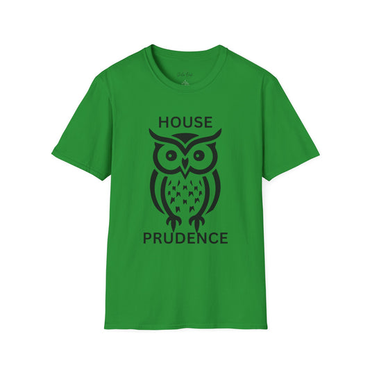 House Prudence Owl T-Shirt | Comfortable Unisex Tee for Owl Lovers | Perfect Gift for Birthdays & House Parties, Eco-Friendly Fashion
