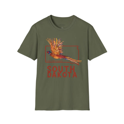 South Dakota Ringneck Pheasant T-Shirt — State Hunting & Outdoor Tee