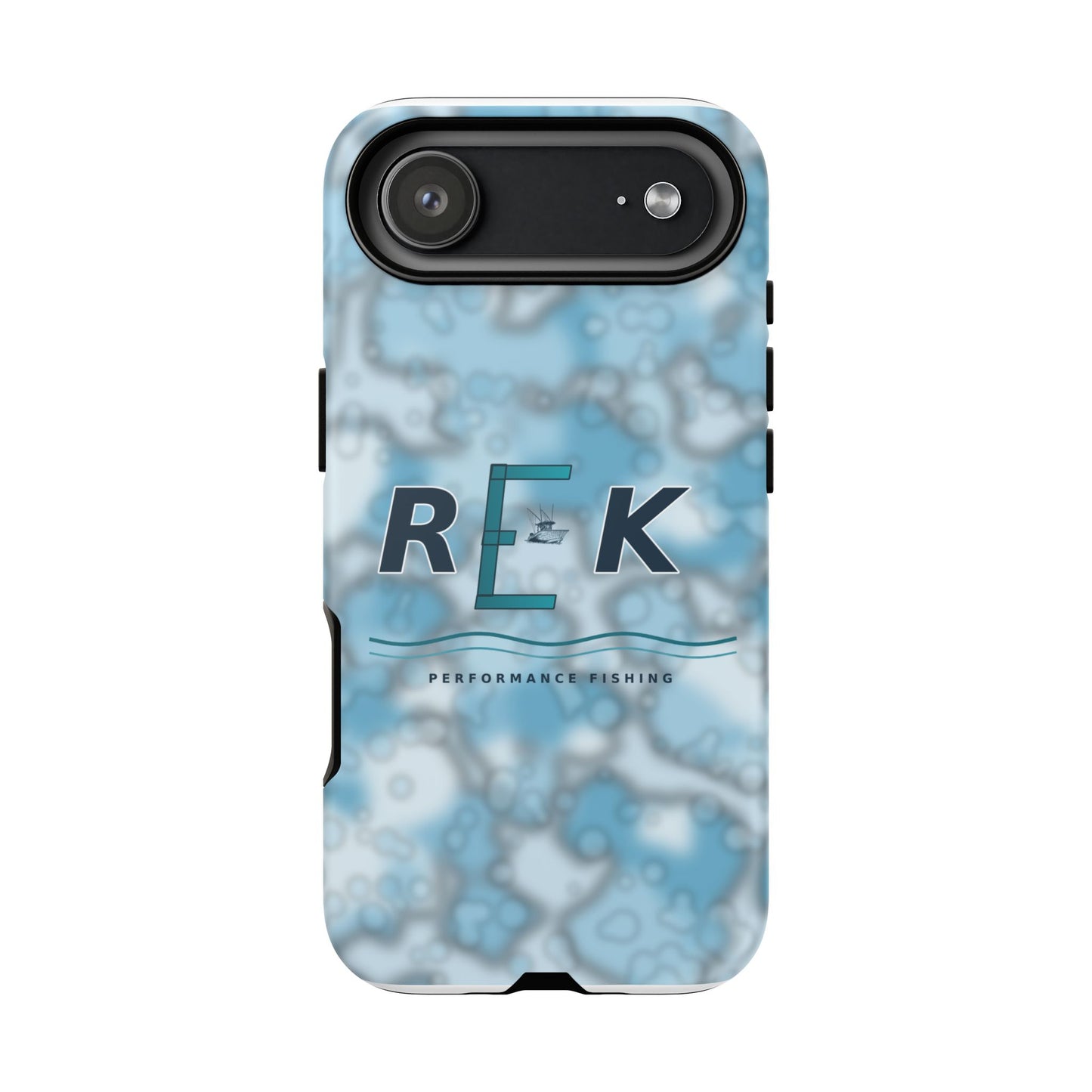 REK Blue Marble Camo Phone Case – Tough Protective iPhone & Samsung Cover