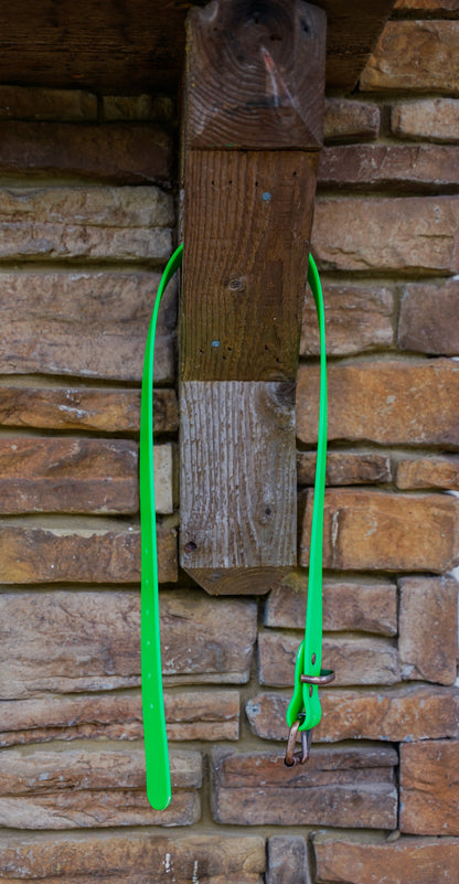 Sportsman Biothane belt — antique copper hardware