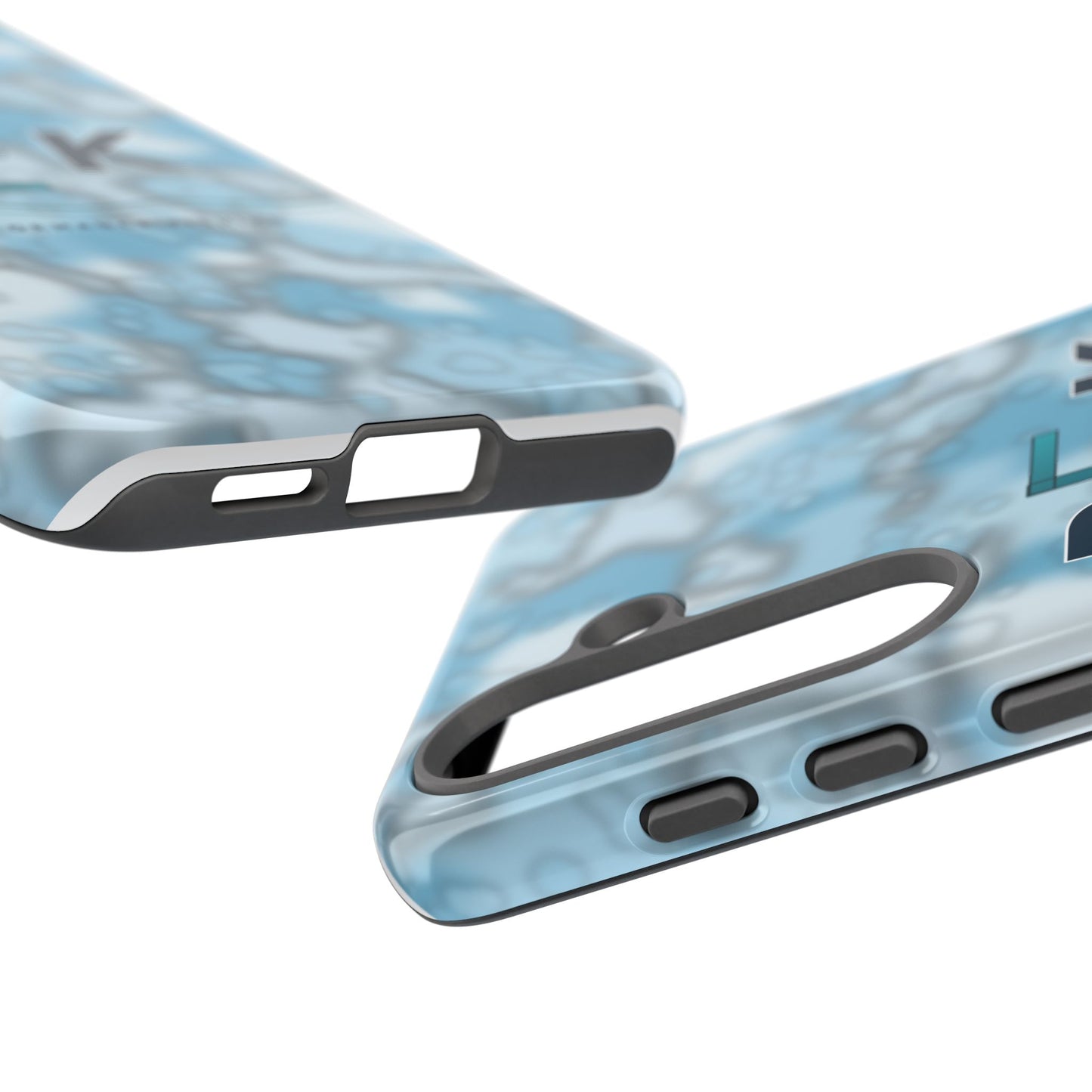 REK Blue Marble Camo Phone Case – Tough Protective iPhone & Samsung Cover