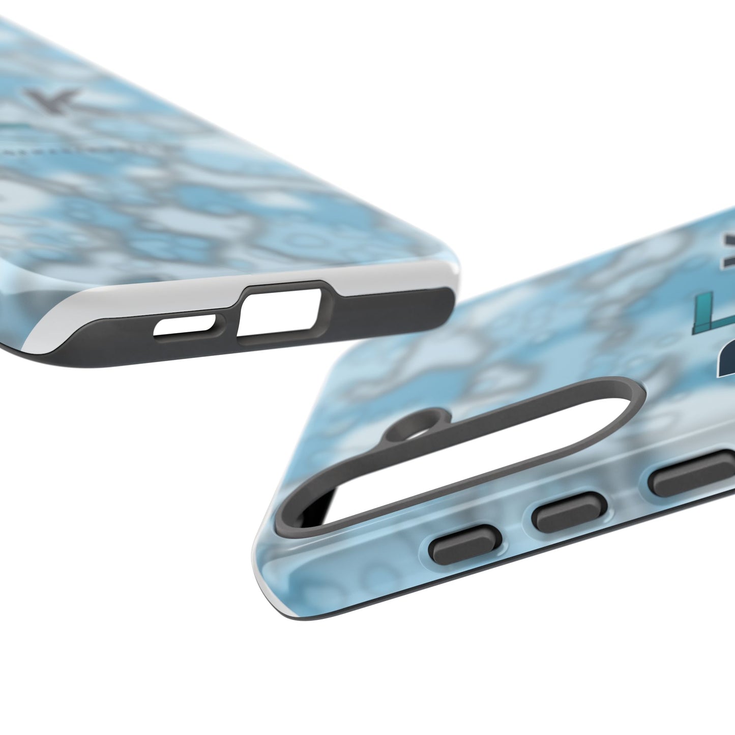 REK Blue Marble Camo Phone Case – Tough Protective iPhone & Samsung Cover