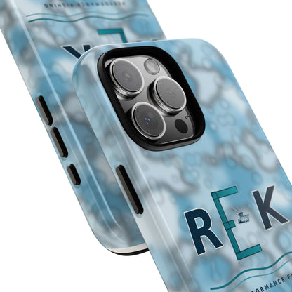 REK Blue Marble Camo Phone Case – Tough Protective iPhone & Samsung Cover