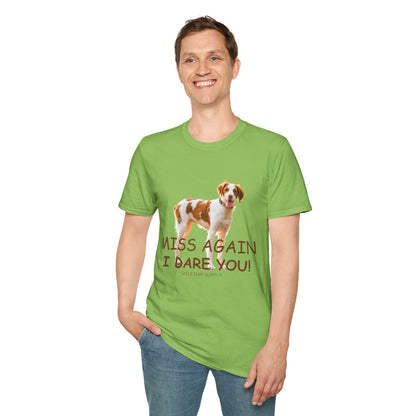 American Brittany 'Miss Again I Dare You' T-Shirt — 100% Cotton