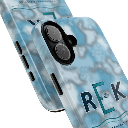 REK Blue Marble Camo Phone Case – Tough Protective iPhone & Samsung Cover