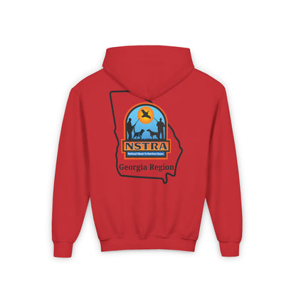 GA NSTRA Youth Hooded Sweatshirt — Heavy Blend