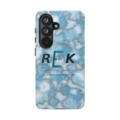 REK Blue Marble Camo Phone Case – Tough Protective iPhone & Samsung Cover