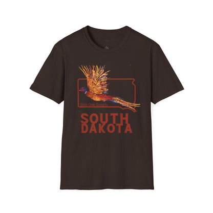 South Dakota Ringneck Pheasant T-Shirt — State Hunting & Outdoor Tee