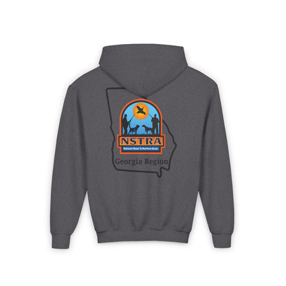 GA NSTRA Youth Hooded Sweatshirt — Heavy Blend