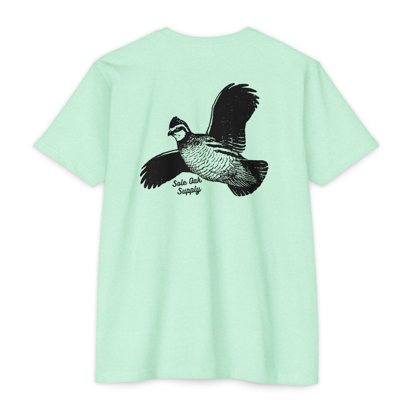 Quail Flying Cotton Poly Blend T shirt 12 Colors