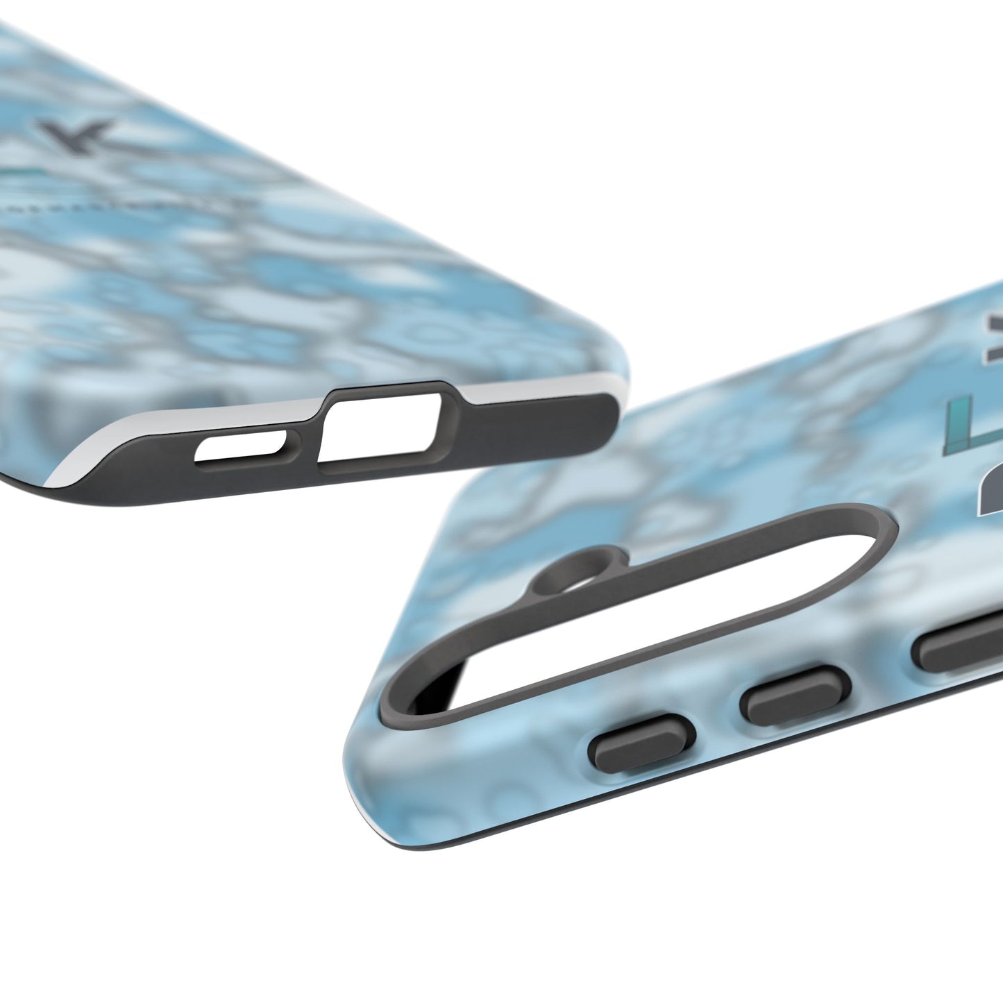 REK Blue Marble Camo Phone Case – Tough Protective iPhone & Samsung Cover
