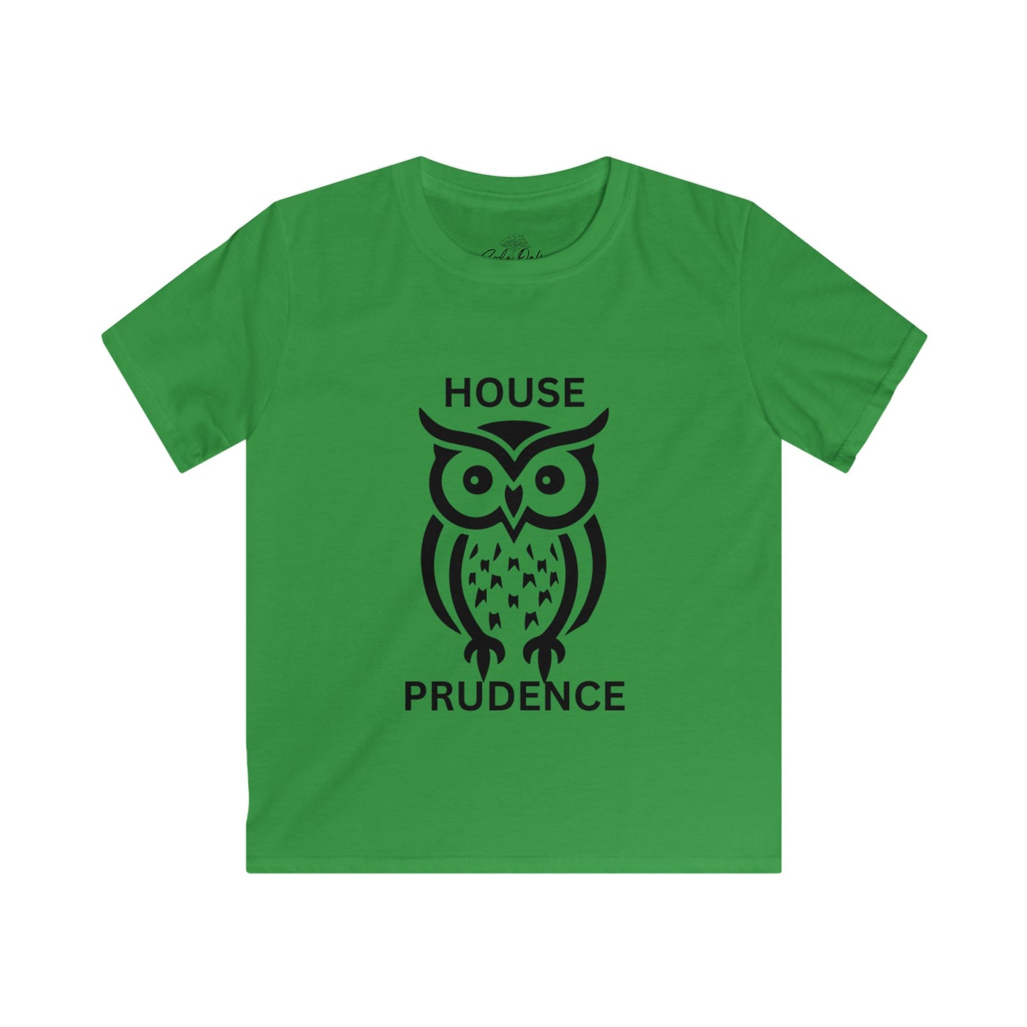 House Prudence Owl Kids Tee | Cute Graphic T-Shirt for Children, Owl Art Tee, House Pride Gift, Back to School Outfit