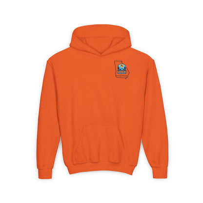 GA NSTRA Youth Hooded Sweatshirt — Heavy Blend