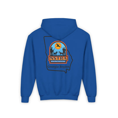 GA NSTRA Youth Hooded Sweatshirt — Heavy Blend