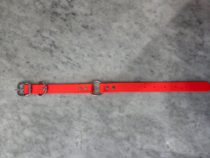 1" Biothane Dog Collar with Center Ring — Super Heavy Beta