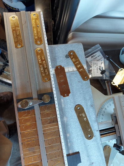 Personalized Engraved Brass ID Tag — 5/8" for Leashes & 3/4" Collars