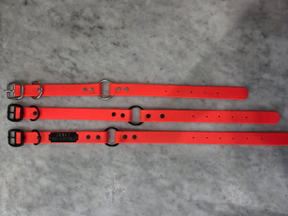 1" Biothane Dog Collar with Center Ring — Super Heavy Beta